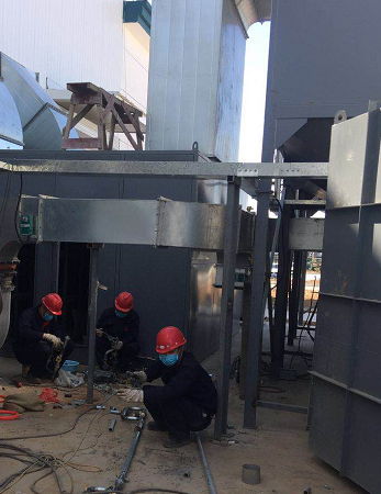 金禾環(huán)保 疫情面前展國企擔(dān)當(dāng) 環(huán)保設(shè)備安裝工程安全有序進(jìn)行